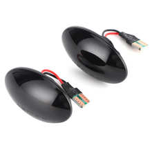 2PCS Smoke Color LED Side Marker Turn Indicator Lights Fit for Ford Fiesta MK5 Car Modification Wing Mirror Cover 2024 - buy cheap