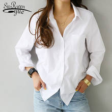 Chemisier Femme 2021 Women Loose Blouses Feminine Blouse Top Long Sleeve Casual White OL Style Women Shirts and Blouses 3496 50 2024 - buy cheap