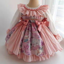 Fall 2020 Lolita style Baby girl Princess Dress lace cartoon cute ball gown dress for girls birthday party dress vestidos 2024 - buy cheap