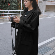 Blazers Women Solid Simple Retro Fashion Office Lady Elegant Buttons Drape Stylish Streetwear Casual Loose Ulzzang Chic Cozy New 2024 - buy cheap