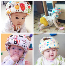 Gorro para bebé, sombrero para niño, sombrero protector anticolisión, casco de seguridad para bebé, suave y cómodo, ajustable 2024 - compra barato