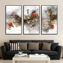 Pintura Decorativa nueva cultura china del té ceremonia del té Casa de Té tienda sofá sala de estar hogar lienzo pintura Fondo WallArt 2024 - compra barato