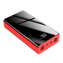 Powerbank portátil, 40000 mah, carregador de bateria 40000 mah para smartphone iphone xiaomi e tablet 2024 - compre barato