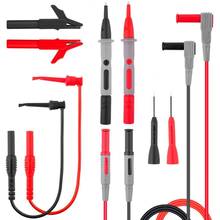 Test Leads Kit, Digital Multimeter Leads, Electronic Professional Diagnostic Set including Alligator Clips,Test Extension, Test 2024 - buy cheap