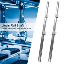 Linear Rail Shaft  2pcs SBR16-1000mm Linear Slide Rail Shaft + 4pcs SBR16UU Baring Slide Block linear bearing 2024 - buy cheap