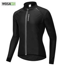 WOSAWE зимняя велосипедная куртка, куртка Corta Vento, теплая велосипедная одежда, ветрозащитная Водонепроницаемая Джерси, мужская куртка для горного велосипеда 2024 - купить недорого