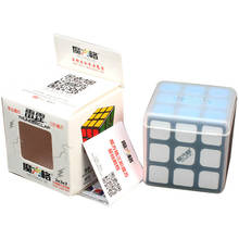 Original qiyi mofangge thunderclap 3x3x3 cubo de velocidade profissional quebra-cabeça cubo de velocidade mágico cubo 3x3 brinquedos para o presente das crianças 2024 - compre barato