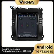 Radio multimedia con GPS para coche, radio con reproductor, grabadora de cinta, sistema Android, 10,4 pulgadas, para toyota land cruiser 125 2003 2024 - compra barato