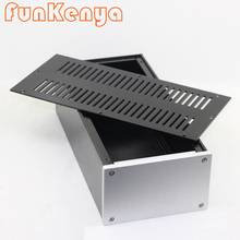 Top Vent Holes DIY Aluminum Case Power Amplifier Supply Chassis Home Audio Rear Tube Amplifier Enclosure DAC Box W148 H92 D310 2024 - buy cheap