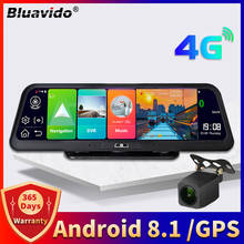Bluavido 4G Android DVR 10 Inch Screen Car Video Recorder GPS Navigation 1080P Dashboard Camera Registrar WiFi Remote Monitoring 2024 - buy cheap