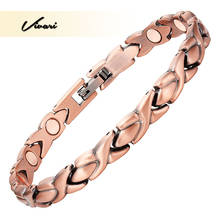 Vivari Women Health Copper Plating Magnetic Bio Classic Bracelet Link Chain Bangle Ladies Jewelry Wristband Charm 2024 - buy cheap