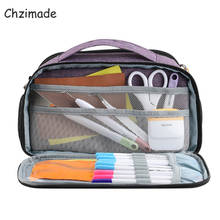 Chzimade bolsa de máquina de costura grande, saco de armazenamento de pano oxford, multi-funcional, portátil, organizador de viagem, acessórios de costura diy 2024 - compre barato