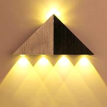 Creative Semicircle Triangle Wall Lamp for Living room Bedroom Corridor Bedside Stair Aisle Hallway Foyer Pathway Ship to Global 2024 - buy cheap