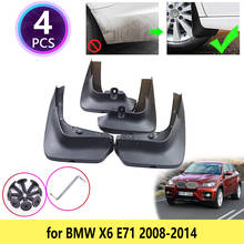 for BMW X6 E71 2008 2009 2010 2011 2012 2013 2014 Mudguards Mudflap Fender Mud Flaps Splash Guards Rear Wheel Car Accessories 2024 - buy cheap