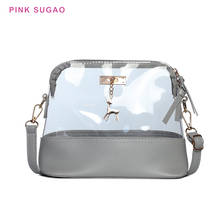 Pink Sugao Clear Bag Luxury Handbags Women Bags Designer Crossbody Bags For Women Shell Bag Women Purse Famous Brand Hand Bag 2024 - buy cheap