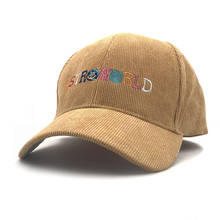 Dad Hat Travis Scotts Latest Album Cap 100% Corduroy Embroidery Women Men Corduroy Baseball Caps 2024 - buy cheap