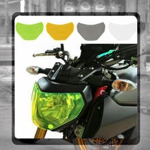For YAMAHA MT 09 07 FZ MT07 MT09 FZ09 FZ07 Motorcycle Accessories Front Headlight Screen Guard Lens Cover Shield Protector 2024 - buy cheap