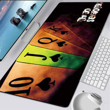 Joker mousepad xxl, mouse pad de borracha com bloqueio grande, teclado macio, pc, mesa, computador, escritório 2024 - compre barato