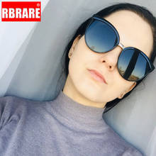 RBRARE 2021 Classic Simple Cat Eye Sunglasses Women Luxury Brand Sun Glasses Retro Light Weight Plastic Lunette De Soleil Femme 2024 - buy cheap