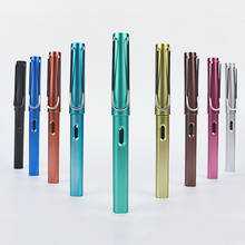2021 New Arrival Creative Hollow Out Clip Plastic Fountain Pen Student Posture Correction 0.38mm 0.5mm Ink Pens Stationery 2024 - buy cheap
