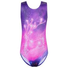 BAOHULU 3-12Y Girls Gymnastics Leotards Jumpsuit Kids Dance Leotard Cartoon Ballet Costume Toddler Children Gymnast Bodysuit 2024 - buy cheap