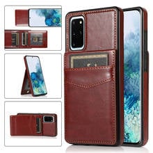 Kisscase slots de cartão vertical para samsung s8 s9 s10 s10e nota 9 10 plus flip retro pu wallet cover s8 s9 s10 plus s6 s7 edge 2024 - compre barato