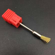 1pcs Golden Nail Drill Bit Cleaning Brush Portable Tools For Electric Manicure Drills Copper Wire Drill Bit Cleaner 2024 - buy cheap