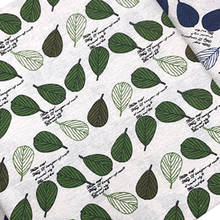 Cortina de tela de lino y algodón con estampado de hojas, mantel para manualidades, acolchado y costura, Material para bolsos 2024 - compra barato