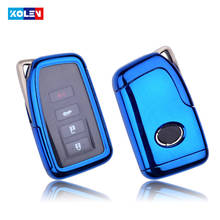 Plating Soft TPU+PC Car Remote Key Full Cover Case For Lexus NX GS RX IS ES GX LX RC 200 250 350 LS 450H 300H Accessories Shell 2024 - buy cheap