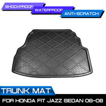 Car Floor Mat Carpet Rear Trunk Anti-mud Cover For Honda FIT JAZZ Sedan 2006 2007 2008 2024 - buy cheap