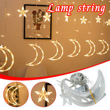 Ramadan Moon Star Shape LED String Lights Holiday Lighting Fairy Garland for Wedding Party Ramadan Decoration Fairy Lights 2024 - buy cheap