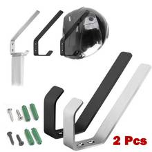 2PCS Stainless Steel Motorcycle Helmet Holder Hook Jacket Hanger Home Luggage Hook Multipurpose Wall Mount Rack 2024 - buy cheap