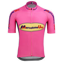 Camisa masculina de ciclismo clássica 2020, roupas de bicicleta rosa, mtb, manga curta, roupas de ciclismo, triatlo 2024 - compre barato