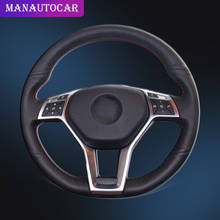 Cobertura para volante de automóvel, revestimento em camada, mercedes benz a-class sport 2004-2007 cla-class 4 mático 2013 2015 c-class sport 2013 2024 - compre barato