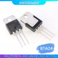 10PCS BTA24-600B TO220 BTA24-600-220 BTA24 24-600B nuevo Triac tiristor 24A 600V 2024 - compra barato