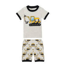 2 3 4 5 6 7 8 Years Baby Boys Clothing Cotton Children's Set for Children Summer Clothes Boy Cartoon Clothing Sets Pajama Suit 2024 - buy cheap