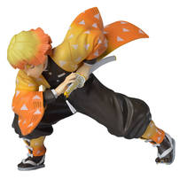 Action figure de demon slayer, personagens kimetsu no yaiba agatsuma zenitsu, 12cm, presente de natal 2024 - compre barato