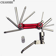 CKAHSBI Bicycle Bike Tools Repairing Set 15 In 1 Bike Repair Tool Kit Wrench Screwdriver Chain Carbon Steel Multifunction Tool 2024 - buy cheap