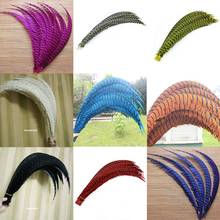 Beatiful 10Pcs 32-36''/80-90CM Natural  Lady Amherst Pheasant Tail Feathers For Crafts Phesant Feathers Plumes Decoration 2024 - buy cheap