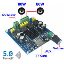2*80W TPA3116 Bluetooth 5.0 Digital Audio Power Amplifier Board Home Theater Dual Channel Class D Stereo Aux TF Card Amplifiers 2024 - buy cheap