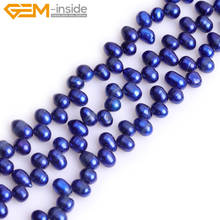 Gem-inside 5-6x7-8mm Top drilled Freshwater Potato Shape Pearl Beads For Jewelry Making Bracelet Necklace 15inch DIY Jewellery 2024 - buy cheap