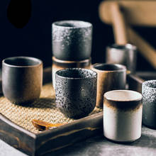Xícaras de chá estilo japonês vintage, xícara de água, café, faiança, cerâmica, pintada à mão, kungfu, xícara de chá, cozinha, bebida 2024 - compre barato