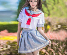 Disfraz de Cosplay de Anime para niñas, uniforme escolar de Chika Takami, Sailor, Love Live Sunshine, C557 2024 - compra barato