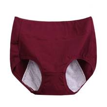 Mulheres Período Menstrual Underwear Fisiológicas Calcinhas Roupa Interior Feminina Cuecas À Prova D' Água À Prova de Fugas XL-6XL 2024 - compre barato