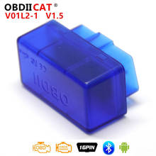OBDIICAT 100pcs OBD2 Diagnostic Tools V1.5 ELM327 Bluetooth 25K80 Chip Car Diagnostic Scanner For Android V01L2 Code Reader 2024 - buy cheap