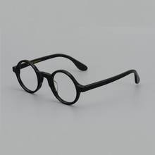 Japan style Zolmen acetate retro round eyeglasses men and women small face myopia prescription reading Optical glasses frame 2024 - buy cheap