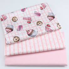 Cake Printed Kids Twill Cotton Fabric,Patchwork Cloth,DIY Sewing Quilting Fat Quarters Material For Baby&Child 2024 - buy cheap