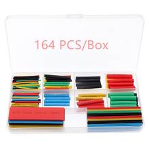 164Pcs Heat Shrink Tube Kit Shrinking Assorted Polyolefin Insulation Sleeving Heat Shrink Tubing Wire Cable 8 Sizes 2024 - buy cheap