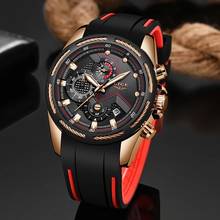 LIGE Fashion Mens Watches Top Luxury Brand Men Unique Sports Watch Men's Quartz Clock Waterproof Wrist Watch Relogio Masculino 2024 - buy cheap