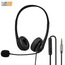 3.5mm Wired Headphones Over Ear Headset Bass Sound Music Stereo Earphone With Microphone for iPhone Xiaomi Smart Phone PC 100pcs 2024 - buy cheap